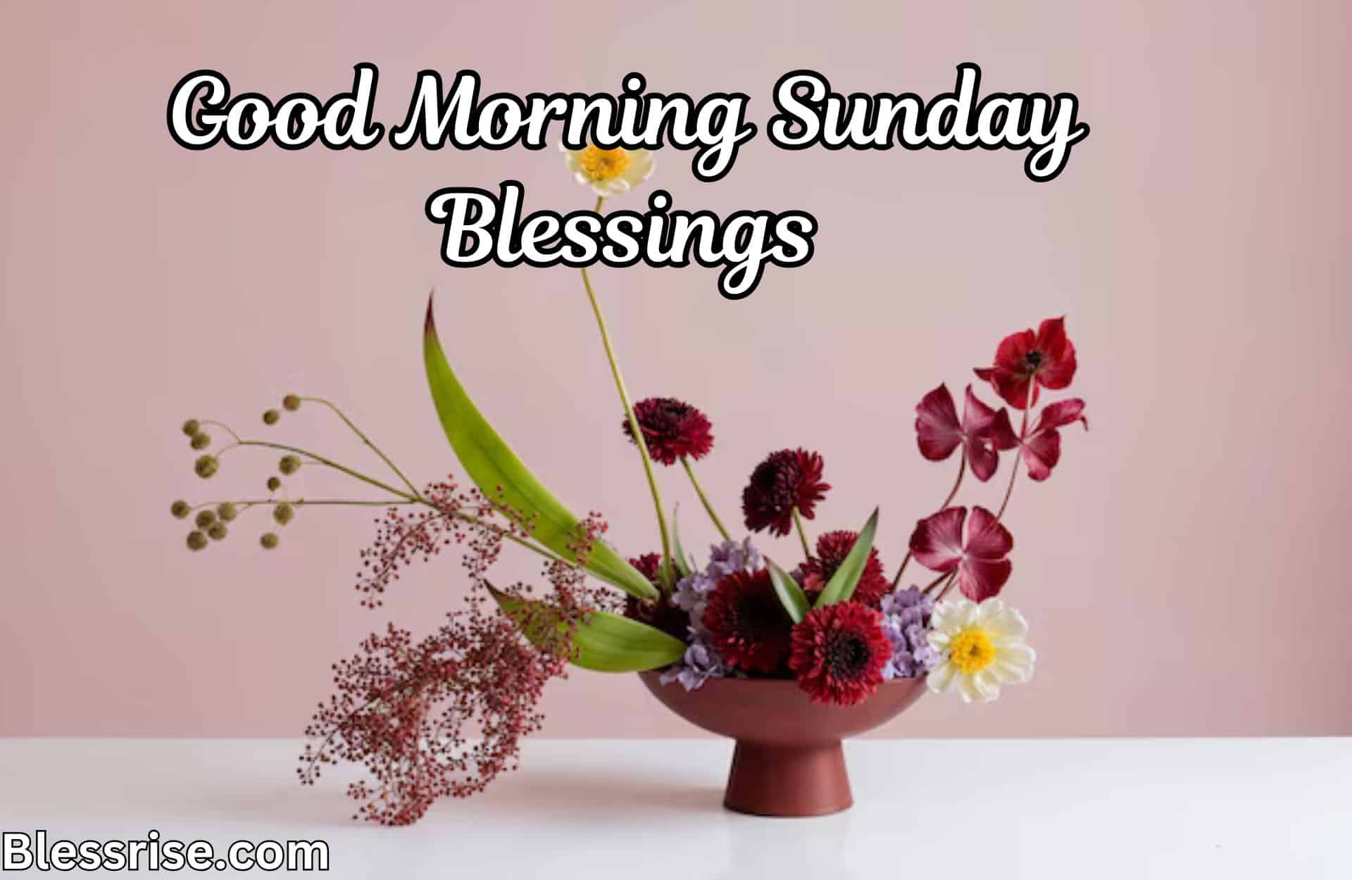 Good Morning Sunday Blessings